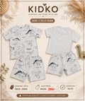 Kidko Boys & girls Dinosaur Print 2-Piece Set – Size 1–2 Years | Excellent Condition