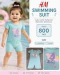 H&M Girls Swimming Suit – Aqua Blue