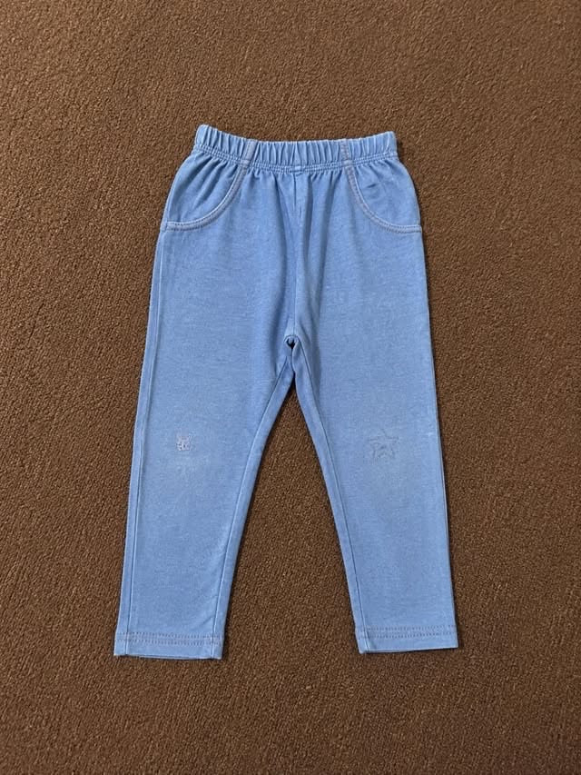 H&M Light Blue Soft Cotton Jogger Pants – Unisex