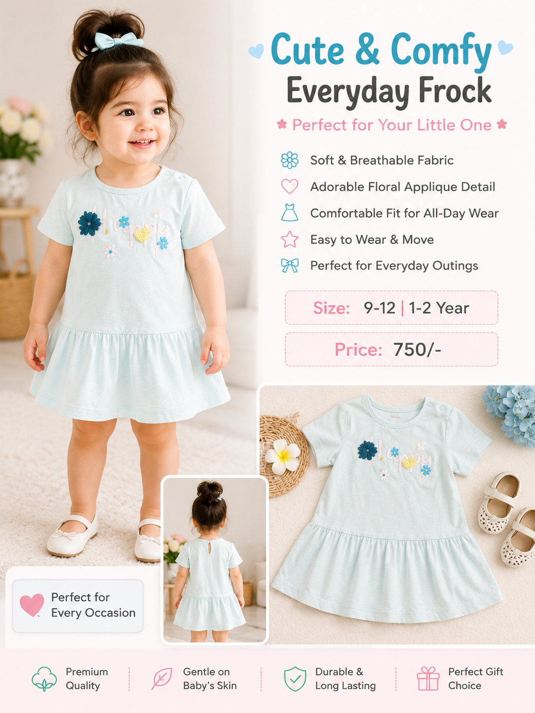 Cute & Comfy Everyday Frock