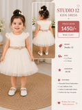 Studio 12 Girls Party Dress – Ivory | Premium Tulle