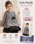 Girls Woolly Winter Frock