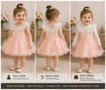 ChristrsFang Baby Lace Party Dress – Net & Lace | 6 Months–2 Years
