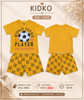 Kidko Boys & girls Football Print 2-Piece Set – Size 1 Year | Excellent Condition