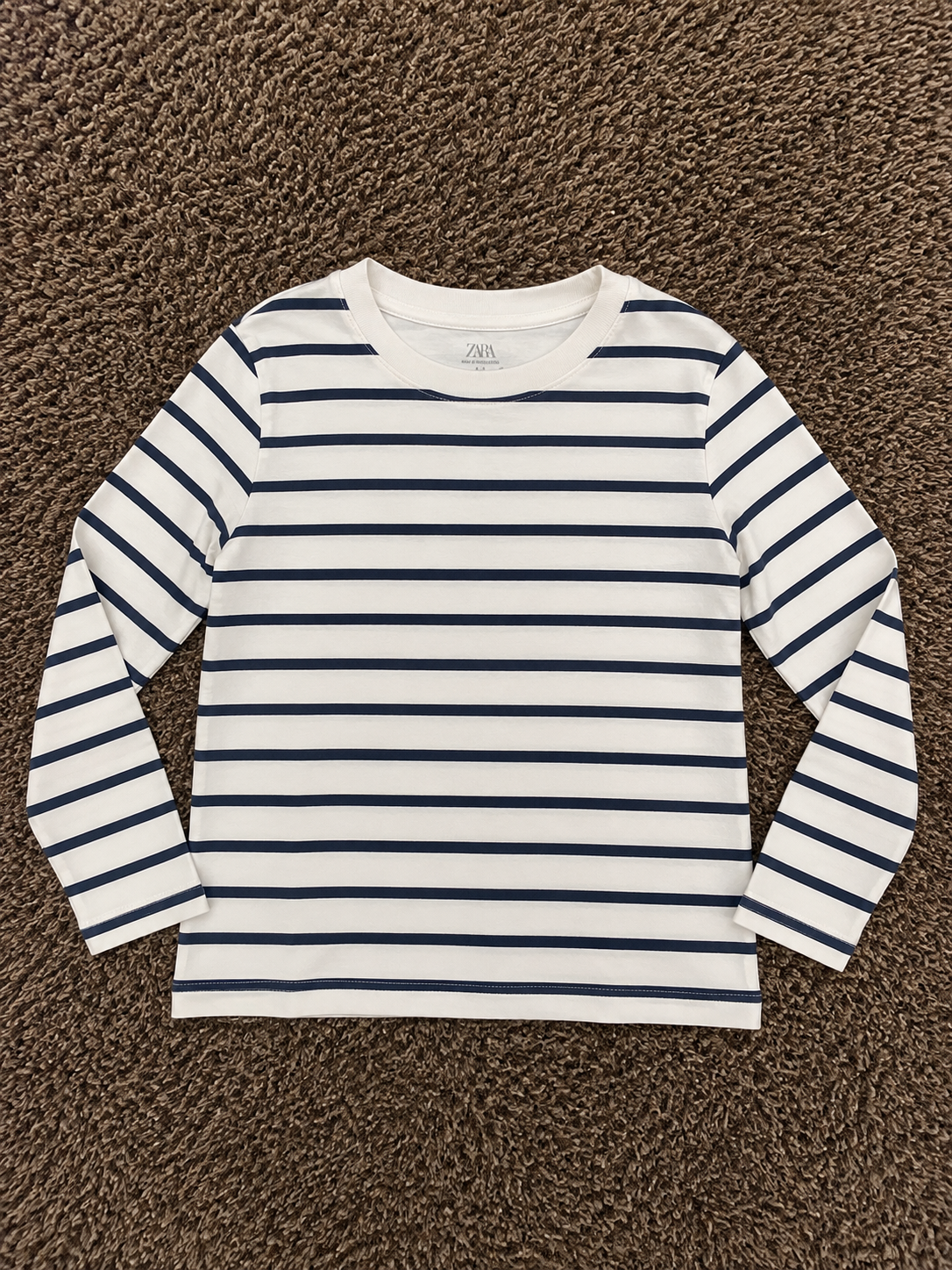 ZARA Kids Unisex Striped Full Sleeve Tee
