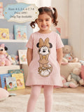 Girls Cute Character Print Long Top