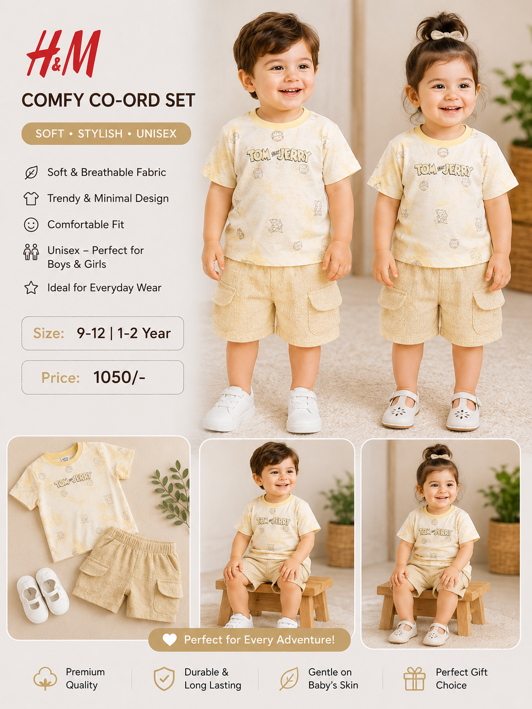 H&M Tom & Jerry Comfy Co-Ord Set