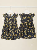 Jumping Bear black  Floral Girls Dress | Unused with Tag