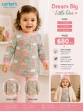 Carter’s Girls Rainbow Printed Winter Top