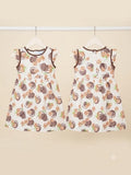 Jumping Bear White Floral Girls Dress | Unused with Tag