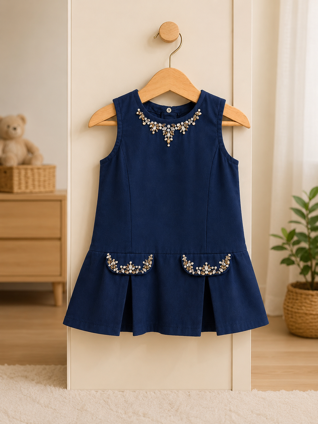Original Minnie Minors Blue Girls Dress – Size 1 to 2 Years | Premium Preloved
