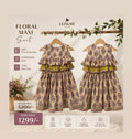 Leisure Club Floral Maxi Suit for Girls – Size 9–12 Months | Premium Quality