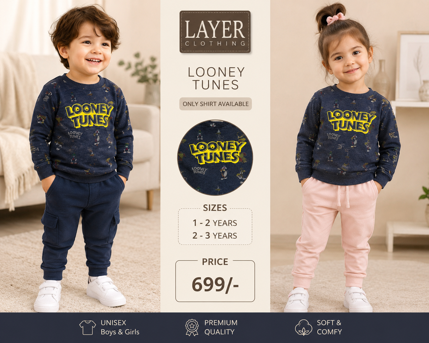 Looney Tunes Printed Sweatshirt