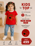 Kids Girls Printed Top – Soft & Comfortable