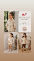 H&M Printed Tunic Top – Only Shirt