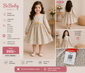 Golden Girl Floral Cotton Dress – Soft Cotton | 2-6 Years