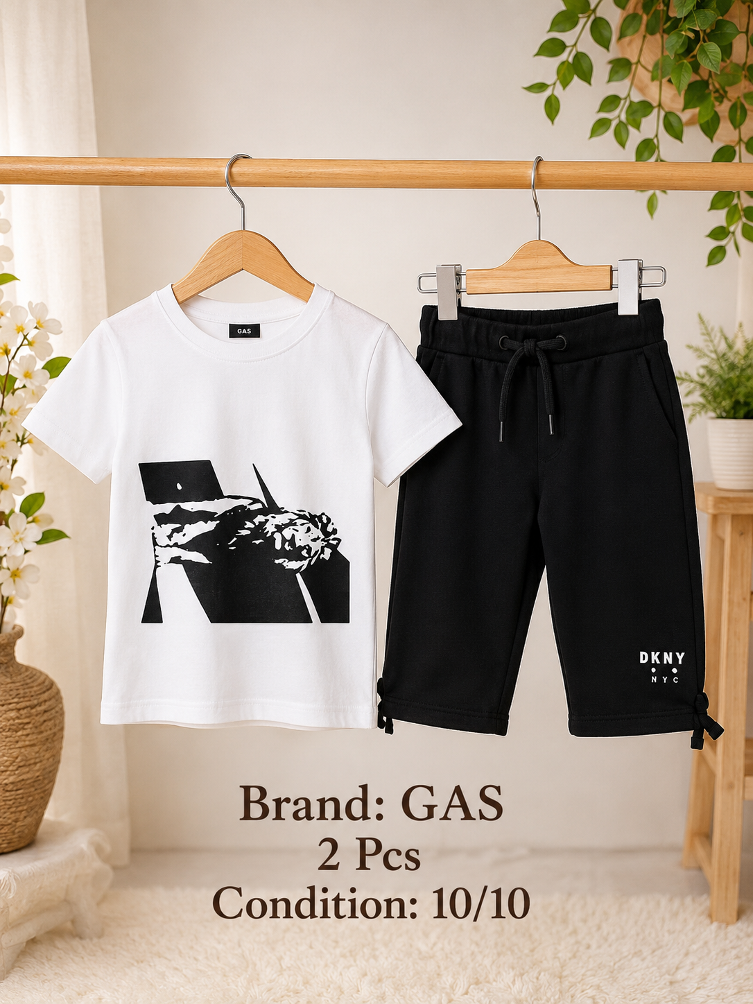 GAS unisex Casual 2-Piece Outfit
