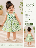 KOCO Baby Floral Cotton Dress – Soft & Comfortable