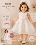 NEXT White Elegant Party Dress for Girls