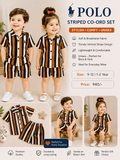 POLO Striped Unisex Co-Ord Set