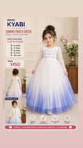KYABI Ombre Tulle Party Dress for Girls
