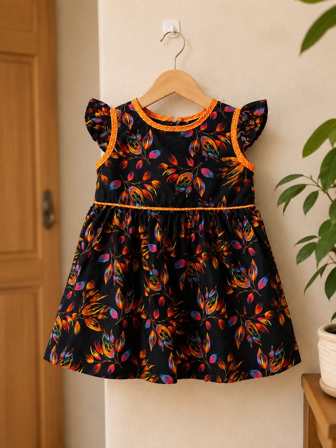 Black Baby Girl Frock – Stylish Preloved Dress | Excellent Condition