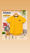 Koko Noko Boys Mustard Yellow Pocket T-Shirt – Condition 10/10