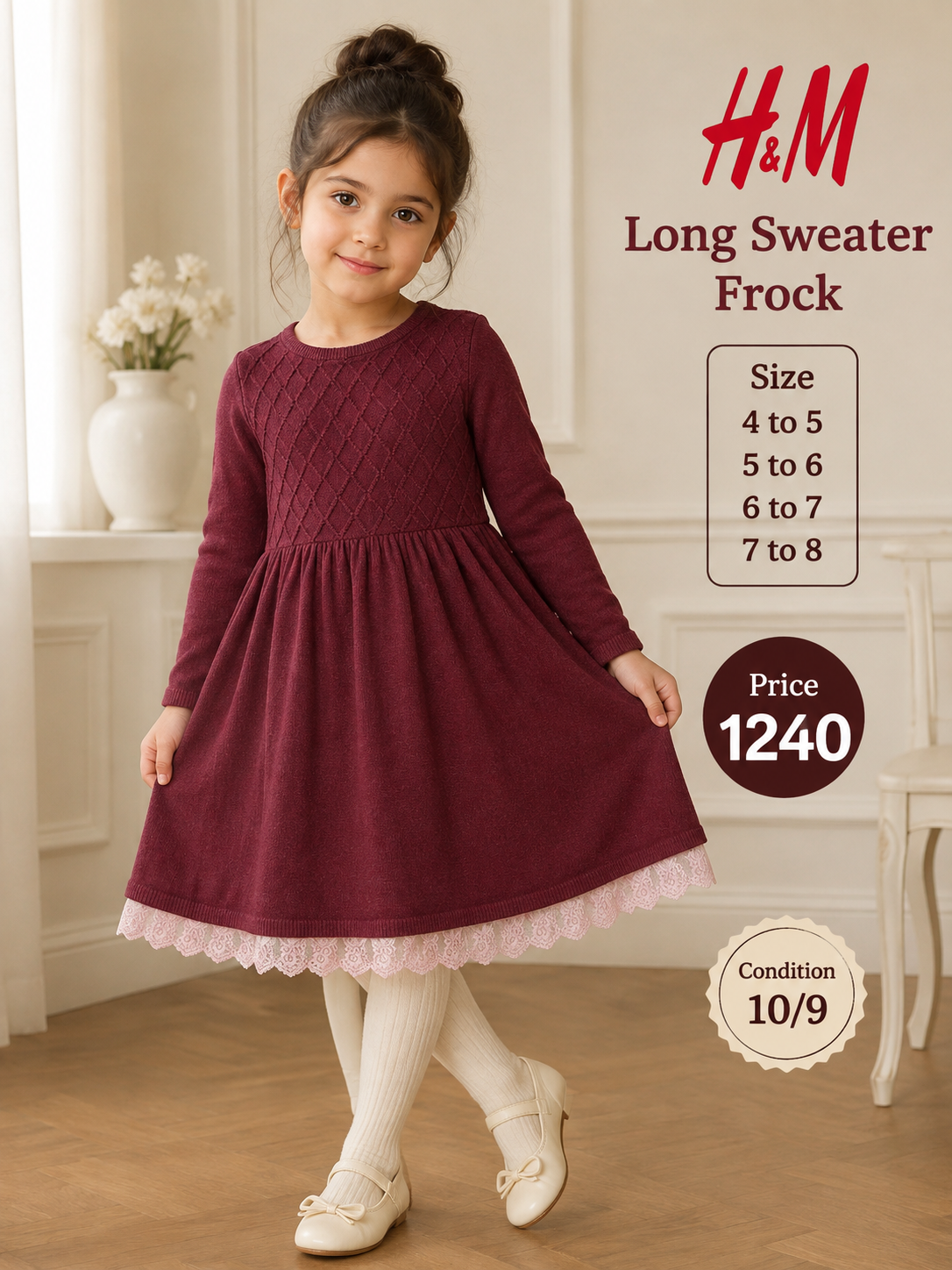H&M Long Sweater Frock