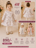 H&M Woodland Print Tiered Dress for Baby Girls