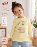 H&M Girls Cute Best Friend Printed Top