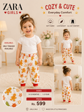 ZARA Kids Christmas Gingerbread Printed Trouser