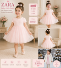 ZARA Baby Girls Pink Tulle Dress