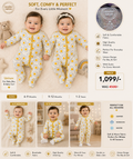 Wonder Nation Unisex Printed Baby Romper with Socks