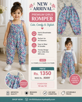 Premium Girls Printed Jumpsuit Romper